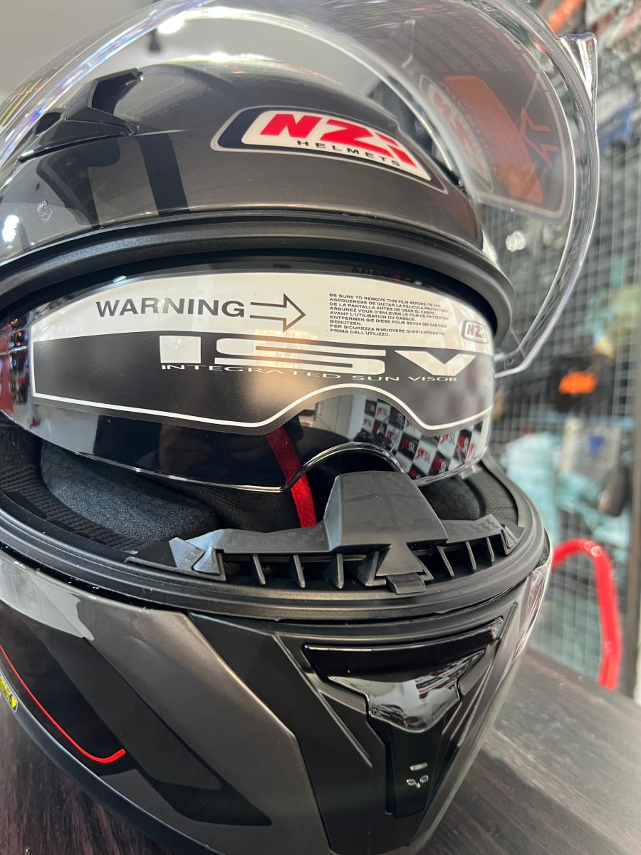 CASCO INTEGRAL NZI GO RIDER STREAM MOTION BLACK / ANTRANCITE / WHITE3