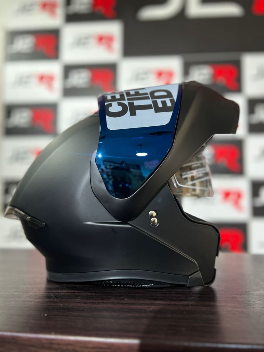 CASCO ABATIBLE ICH NEGRO MATE V/ AZUL3