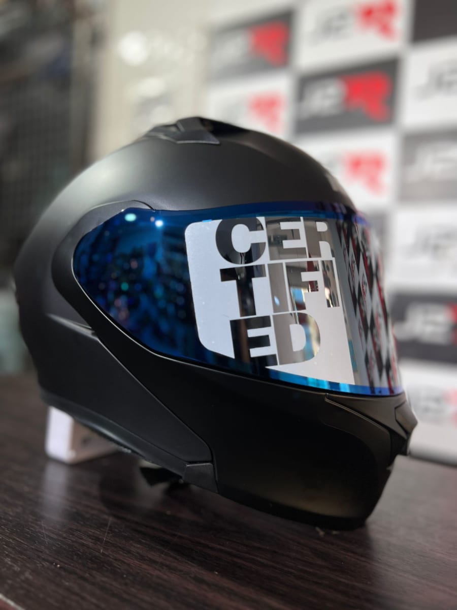 CASCO ABATIBLE ICH NEGRO MATE V/ AZUL2