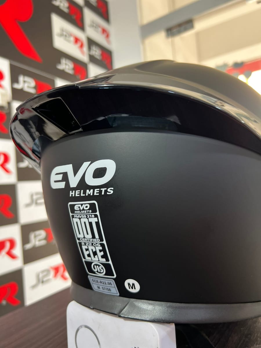 CASCO ABATIBLE EVO NEGRO MATE3
