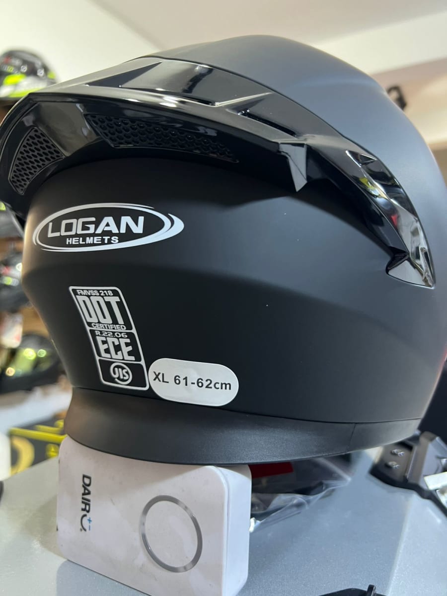 CASCO ABATIBLE LOGAN L1 NEGRO MATE3