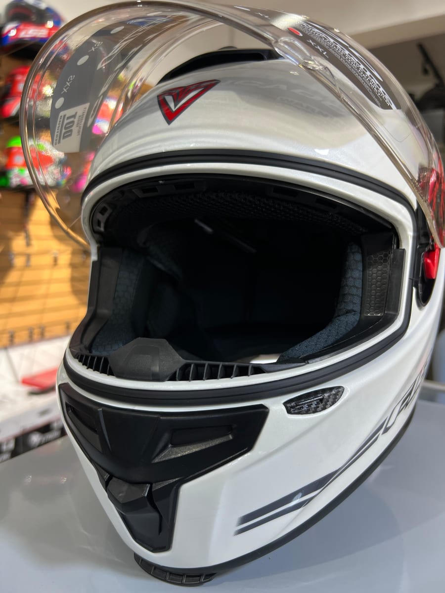 CASCO INTEGRAL FIBRA GIGA NOUVEAU BLANCO BRILLO3