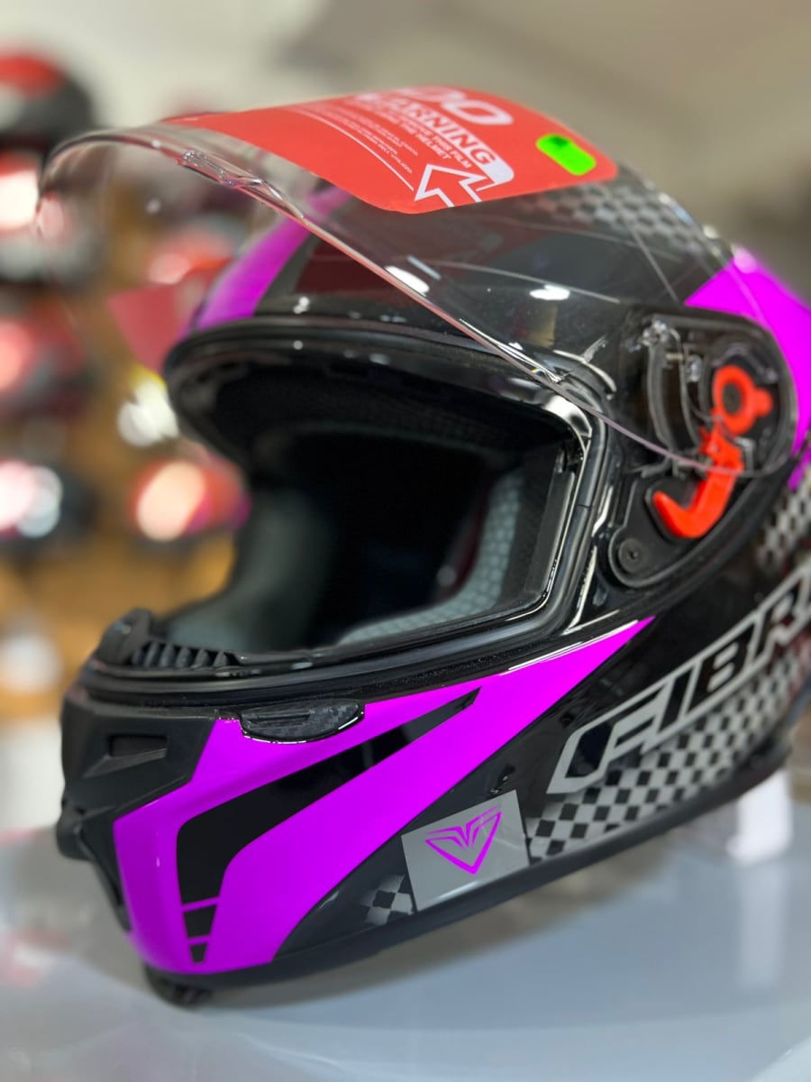 CASCO INTEGRAL FIBRA GIGA TECNO BLACK / PURPLE3