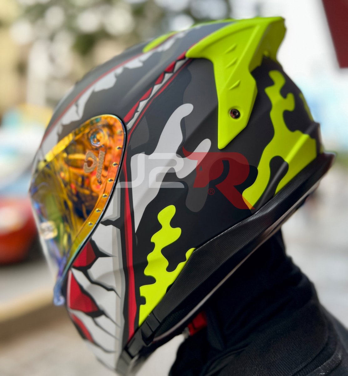 CASCO INTEGRAL SOMAN RAPTOR MILITAR AMARILLO V/REVO3