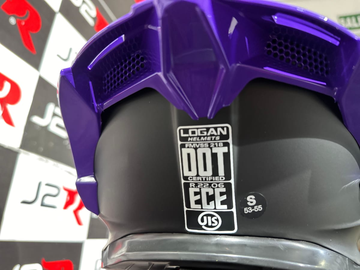 CASCO INTEGRAL LOGAN F5 SAFIRO MORADO5