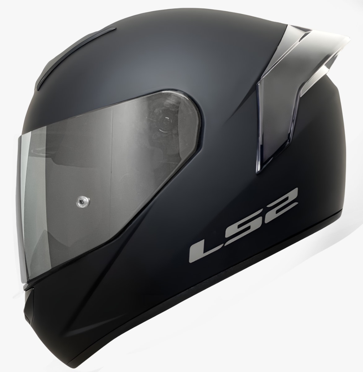 CASCO INTEGRAL LS2 NS352 NEGRO MATE SAFIRO PLATA1