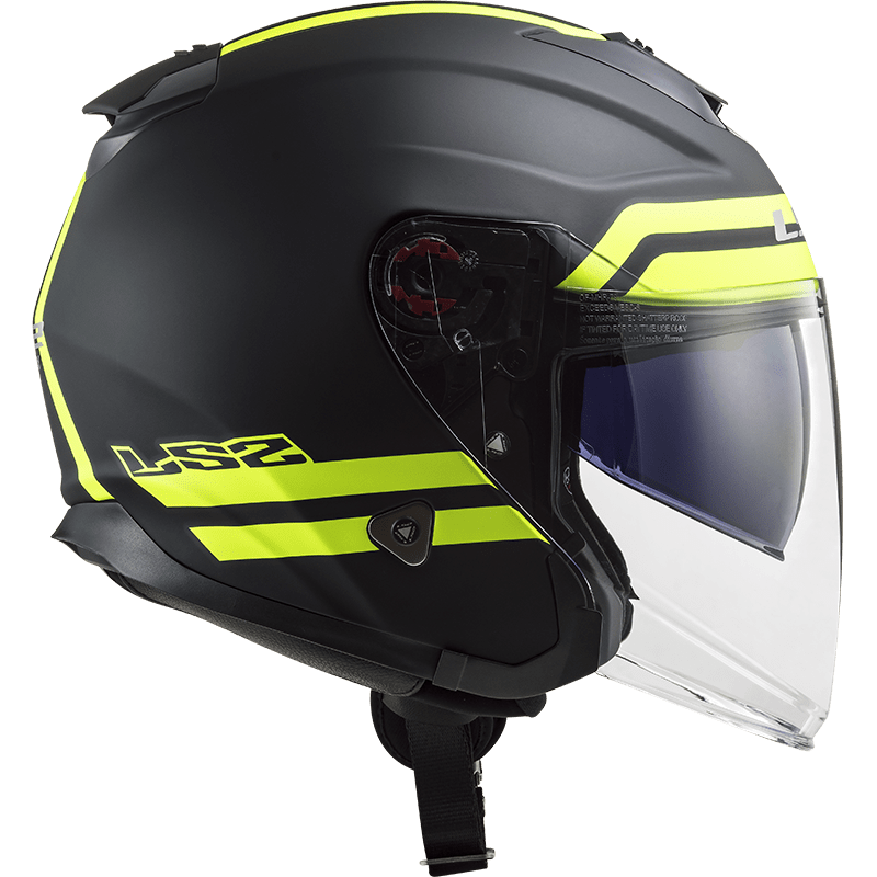 CASCO ABIERTO LS2 OF521 INFINITY HYPER AMARILLO  TITANEO4