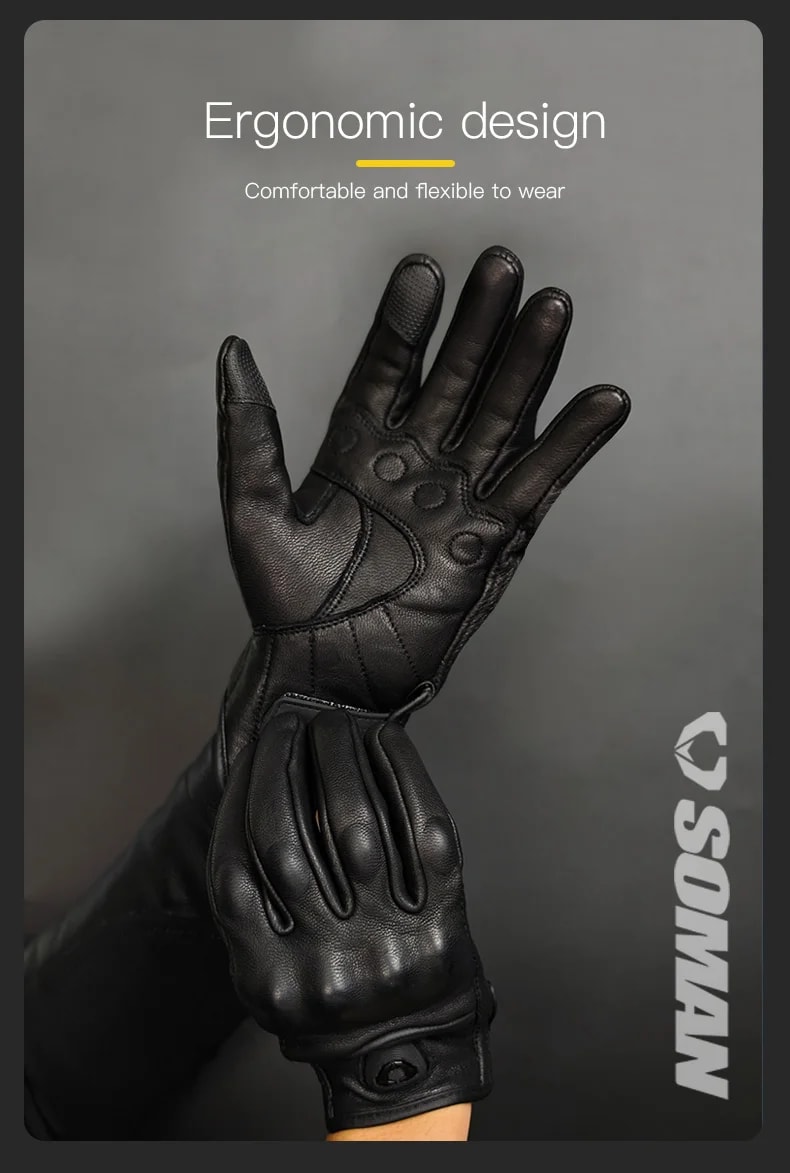 GUANTES DE CUERO SOMAN MG243