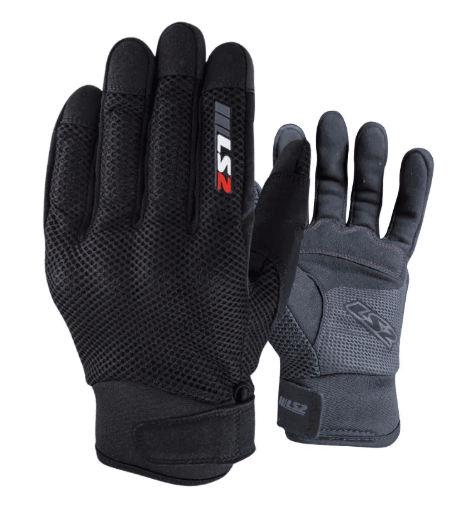 GUANTES LS2 RAY HOMBRE NEGRO2