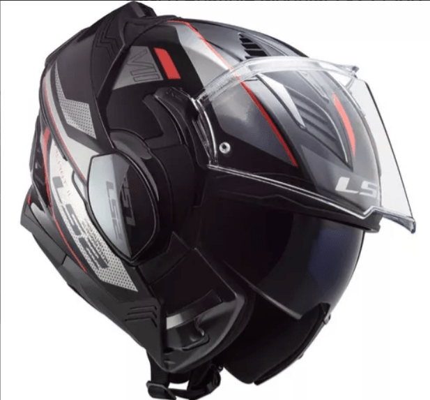 CASCO ABATIBLE LS2 FF900 VALIANT II HUB NEGRO TITANEO BRILLO6