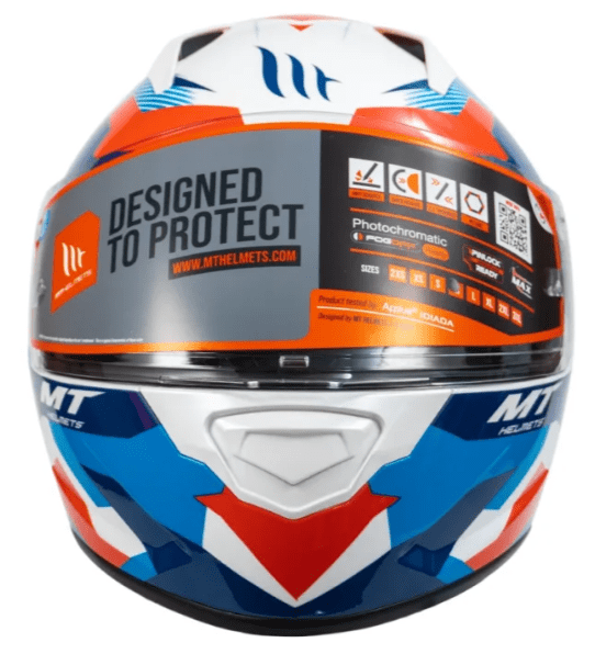 CASCO INTEGRAL MT STINGER TRACKER BLANCO /NARANJA/AZUL4