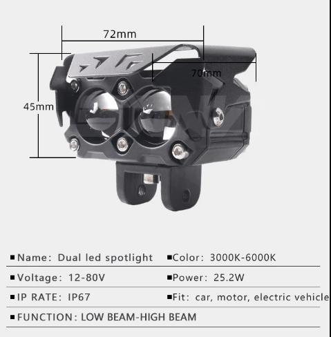 EXPLORADORA 2 LUPAS LED DUAL (PAR)2