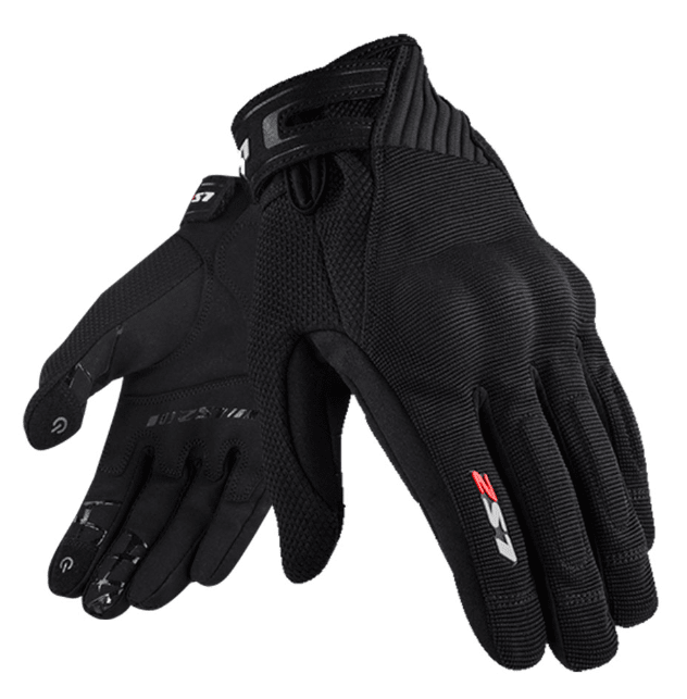 GUANTES LS2 DART2 NEGRO HOMBRE1
