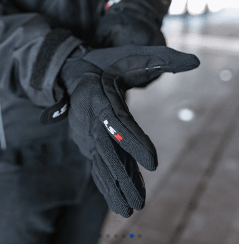 GUANTES LS2 DART2 NEGRO HOMBRE4