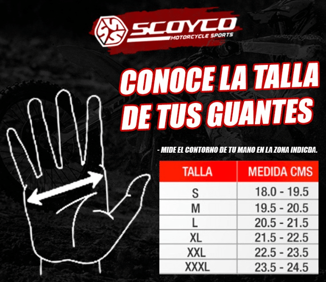 GUANTES SCOYCO MC41 NEGRO REFORZADO3