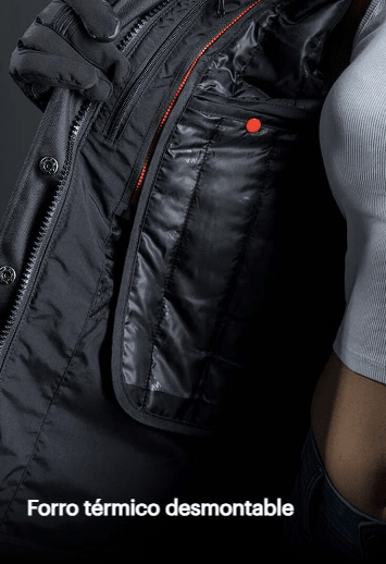 CASACA LS2 METROPOLIS HOMBRE NEGRO16