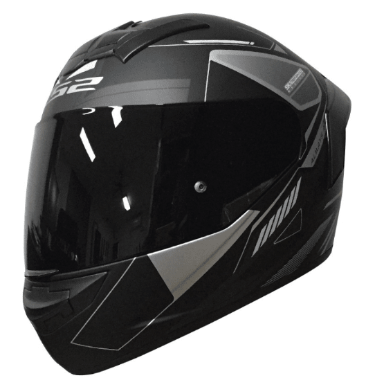 CASCO INTEGRAL LS2 NS352 BETHA NEGRO MATE / GRIS2