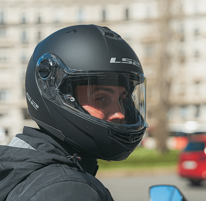 CASCO ABATIBLE LS2 FF908 STROBE II NEGRO MATE8