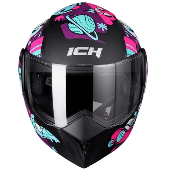 CASCO ABATIBLE ICH PIZZA ROSADO KIDS3