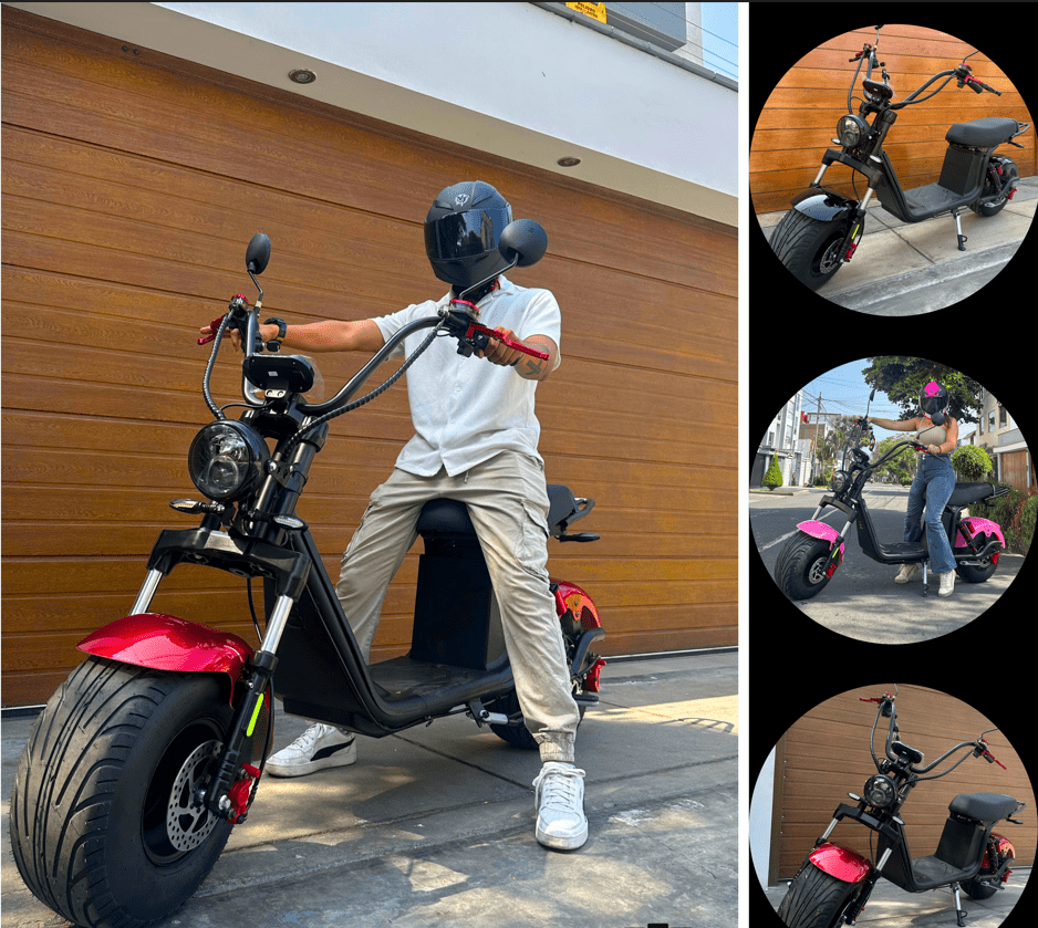 MOTO ELECTRICA CHOPPER TIPO HARLEY3