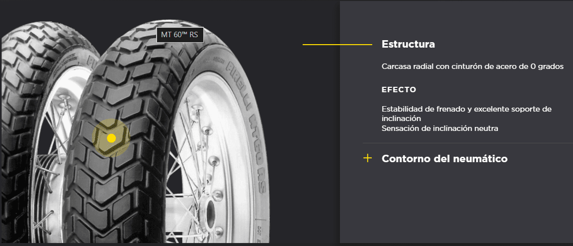 LLANTA PIRELLI MT60 RS4