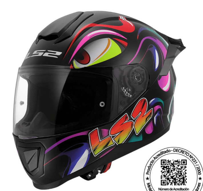 CASCO INTEGRAL LS2 FF802 MUTANT NEGRO VISOR FOTOCROMATICO2