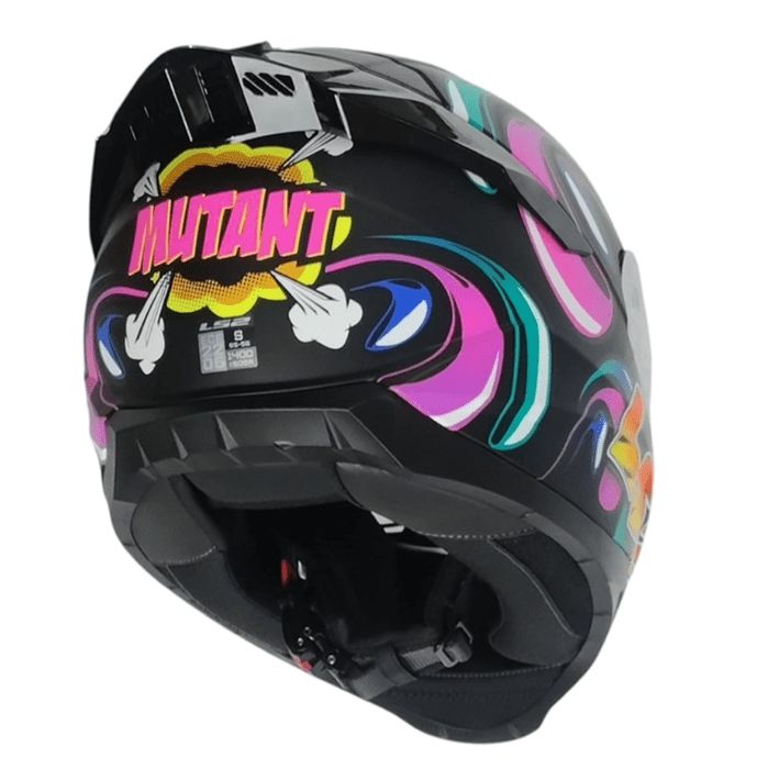 CASCO INTEGRAL LS2 FF802 MUTANT NEGRO VISOR FOTOCROMATICO3