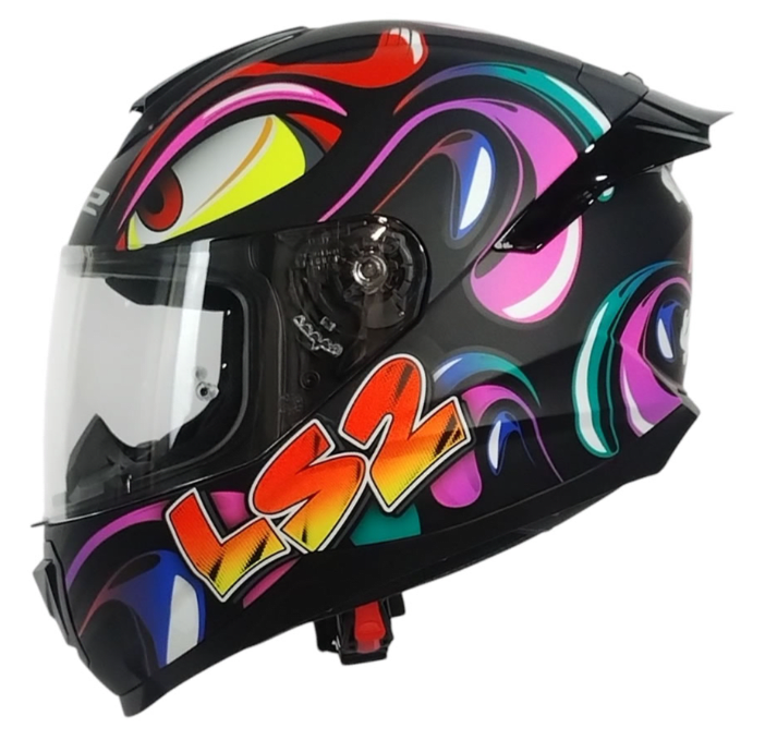 CASCO INTEGRAL LS2 FF802 MUTANT NEGRO VISOR FOTOCROMATICO4