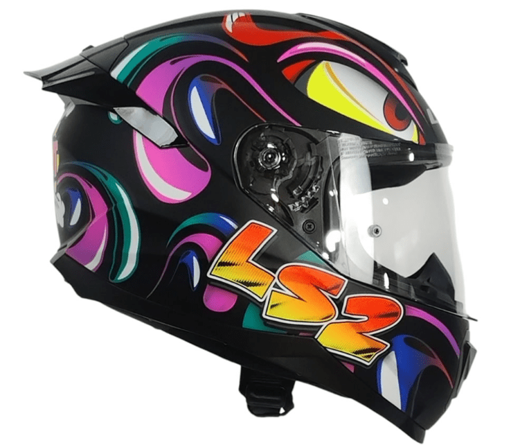 CASCO INTEGRAL LS2 FF802 MUTANT NEGRO VISOR FOTOCROMATICO7