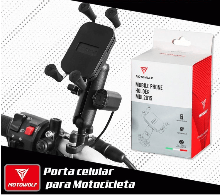 PORTACELULAR MOTOWOLF PARA TIMON- ST2