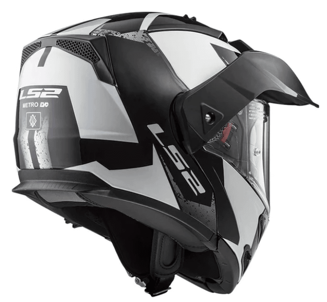 CASCO ABATIBLE LS2 FF324 EVO NEGRO/BLANCO4