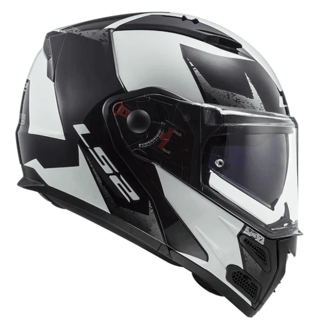 CASCO ABATIBLE LS2 FF324 EVO NEGRO/BLANCO2