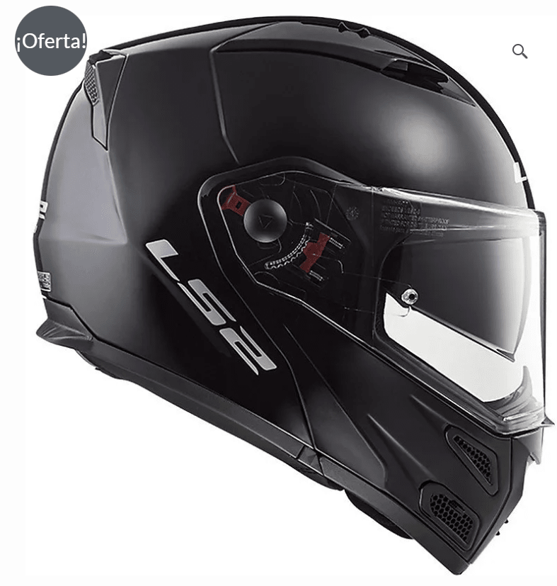 CASCO ABATIBLE LS2 FF324 EVO NEGRO MATE4