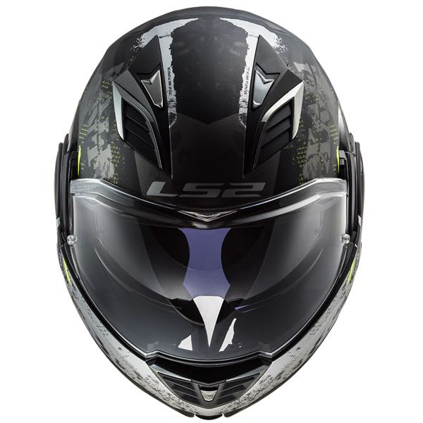 CASCO ABATIBLE LS2 FF900 VALIANT II GRIPPER TITANEO MATE8