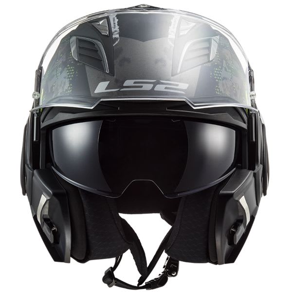 CASCO ABATIBLE LS2 FF900 VALIANT II GRIPPER TITANEO MATE3