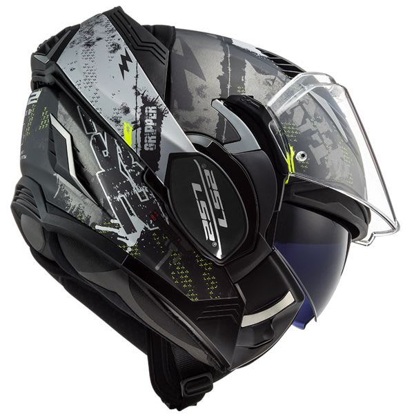 CASCO ABATIBLE LS2 FF900 VALIANT II GRIPPER TITANEO MATE4