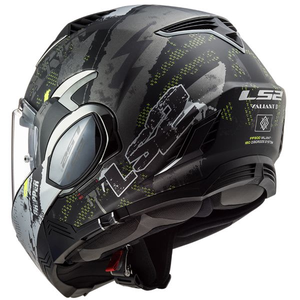 CASCO ABATIBLE LS2 FF900 VALIANT II GRIPPER TITANEO MATE6