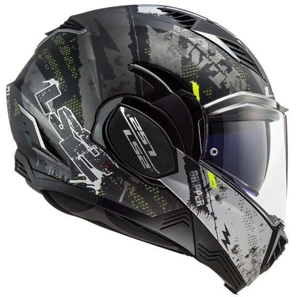 CASCO ABATIBLE LS2 FF900 VALIANT II GRIPPER TITANEO MATE7