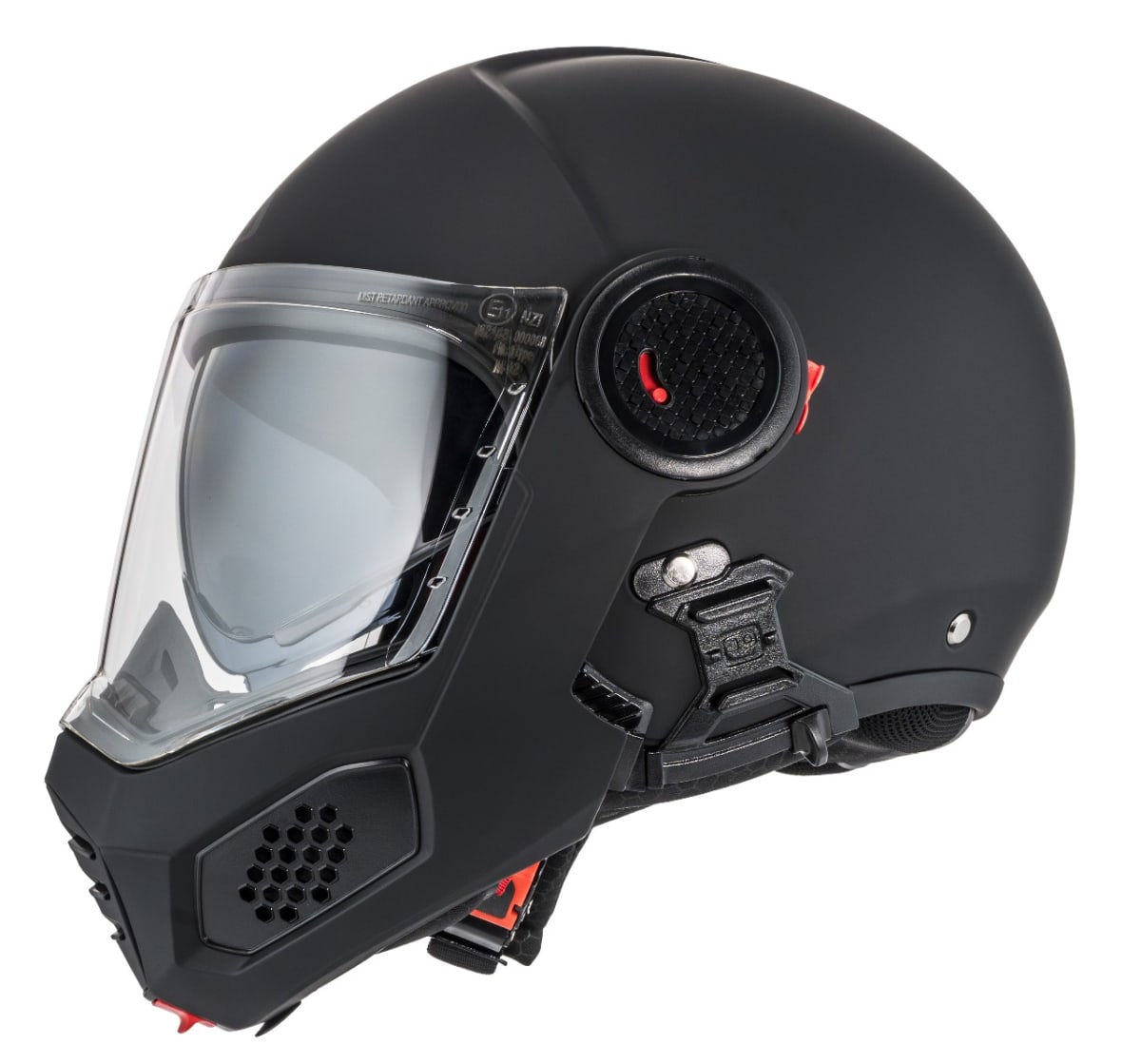 CASCO ABATIBLE NZI MINIMOD DUO NEGRO MATE1