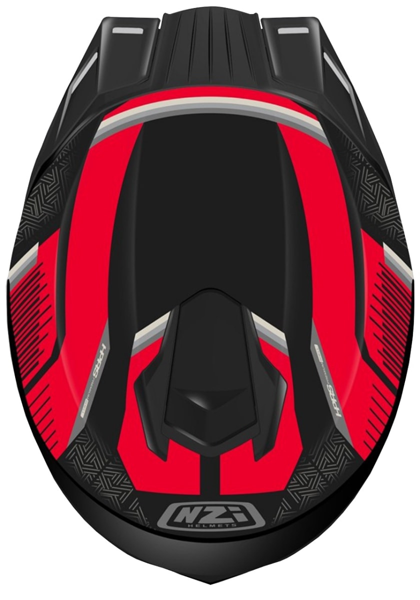 CASCO INTEGRAL NZI WAKE STREAM BOOSTER LEGATO NEGRO  / ROJO MATE2