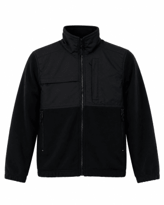 PARKA CON POLAR NEGRO