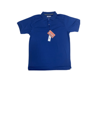 POLERA PIQUE AZUL MARINO DRY FRESH MANGA CORTA