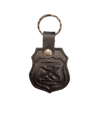LLAVERO CUERO CARABINEROS