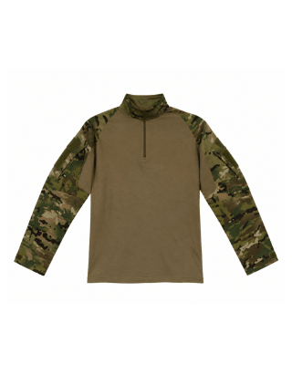 POLERA TACTICA MANGA LARGA MULTICAM