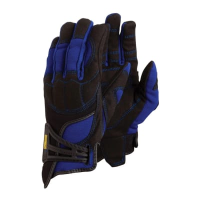 GUANTES STEEL PRO ANTIVIBRACIÓN AZUL