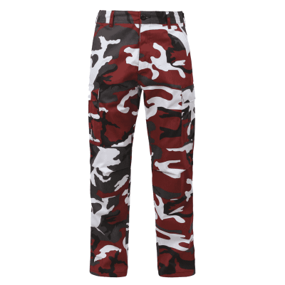 PANTALON COMBATE ROJO MUJER