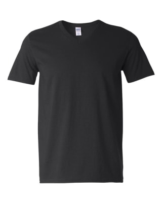 POLERA EN V GRIS