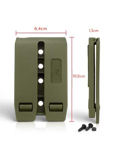 CLIP MOLLE GUN FLOWER1