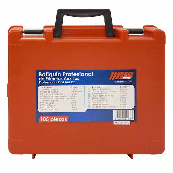 BOTIQUIN PRIMEROS AUXILIOS  25 PERSONAS4