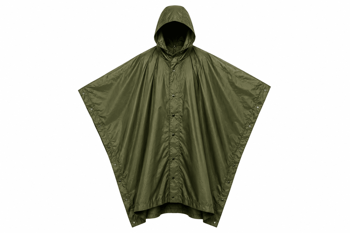 Poncho verde1